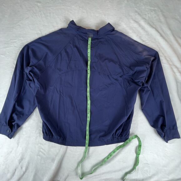 The Mens Store Jacket Mens XL Navy Cotton Casual Long Sleeve Pockets Full Zipper - Picture 6 of 6